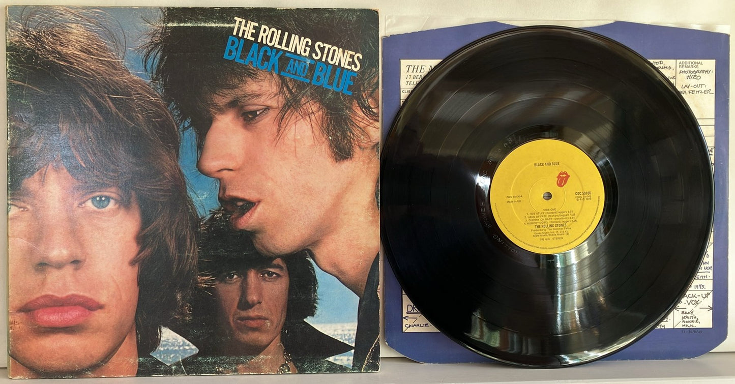 The Rolling Stones - Black And Blue, LP, 1976UK