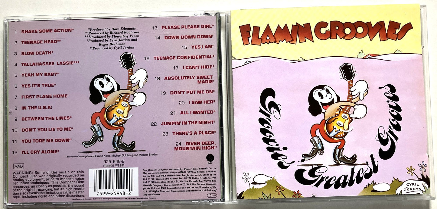 Flamin' Groovies - Groovies' Greatest Grooves, CD, 1989
