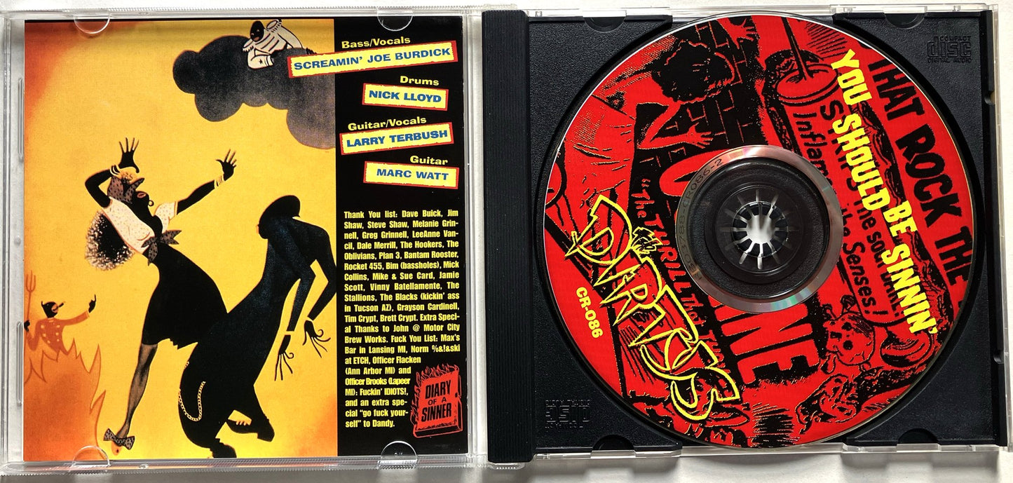 Dirtys - You Should Be Sinnin, CD, Crypt, 1997US