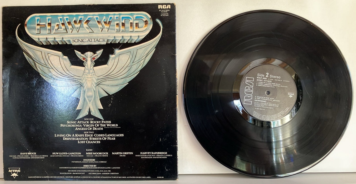 Hawkwind - Sonic Attack, LP, RCA, 1981UK